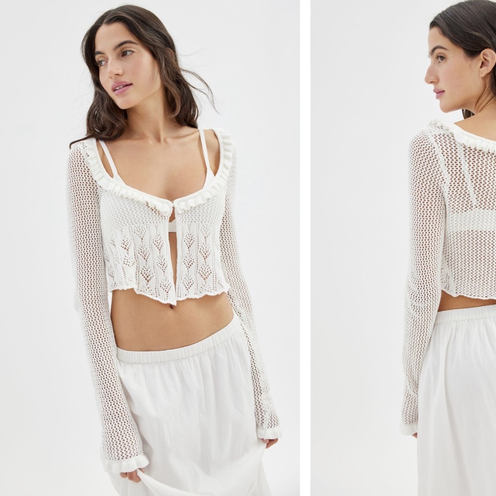 UO Lily Open-Kit Flyaway Cardigan